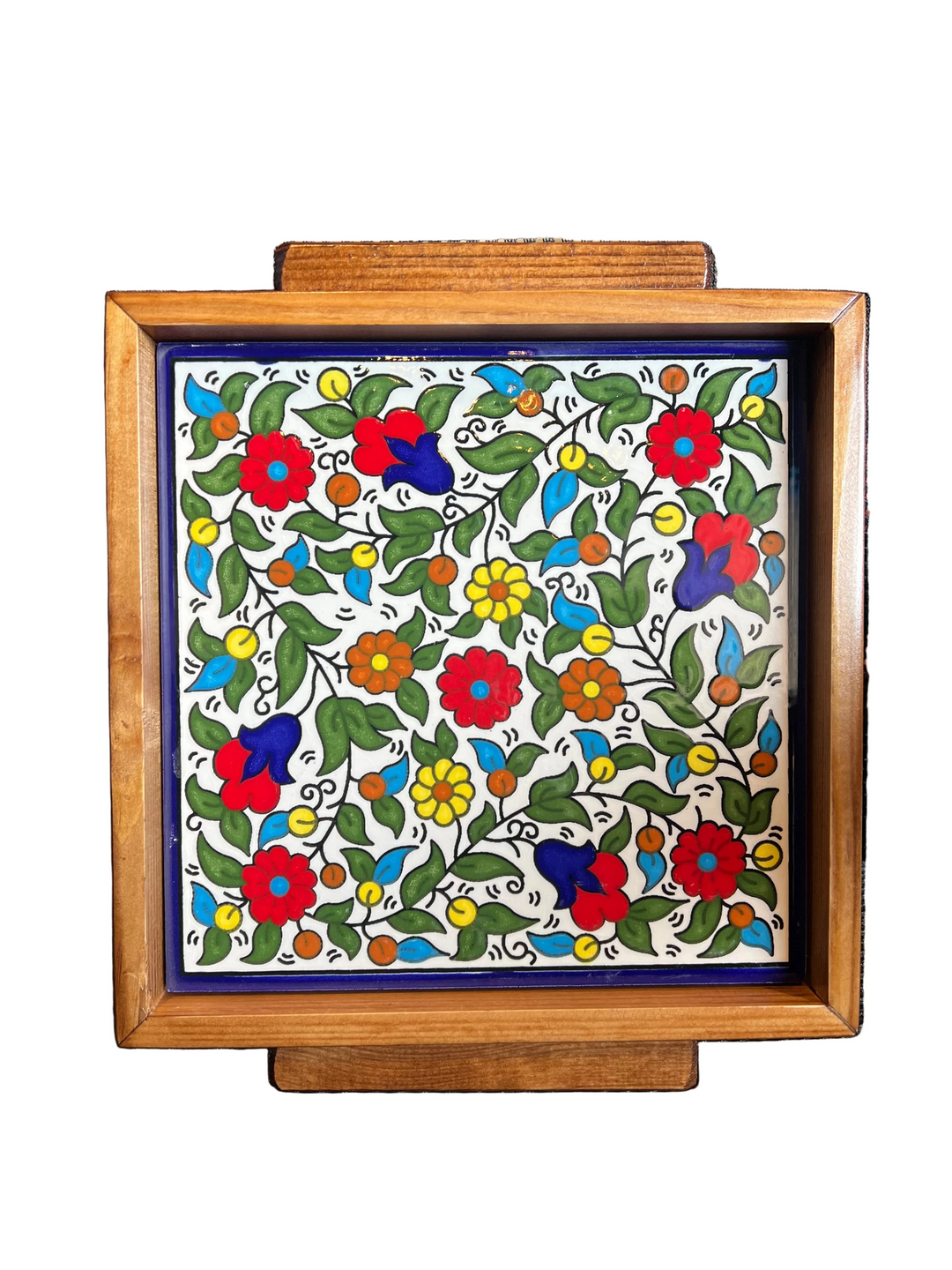 Square single tile serving tray (Made in Palestine)
