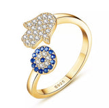 MENA Jewelry Assorted Evil Eye rings