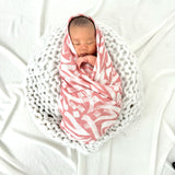 Calligraphy baby swaddle