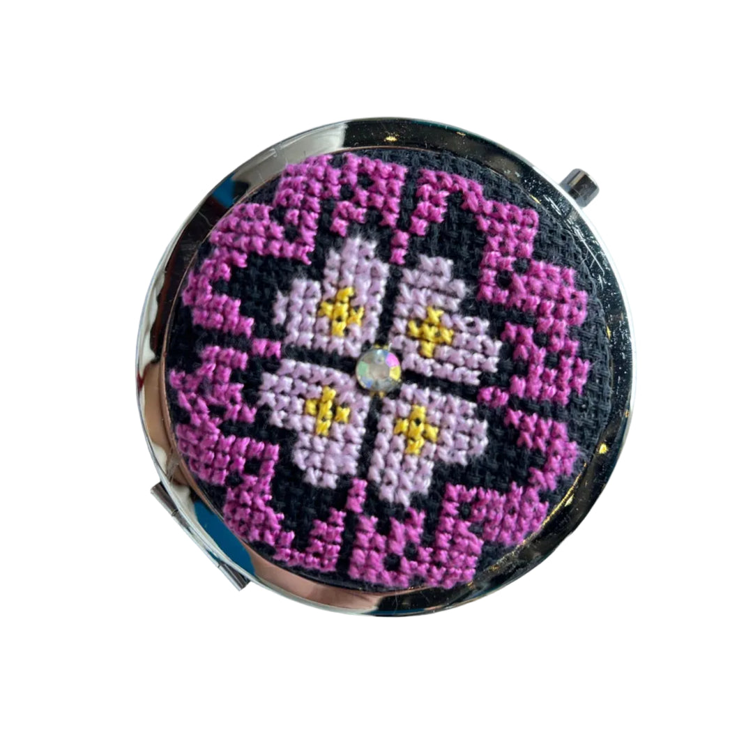 Tatreez Compact Mirror