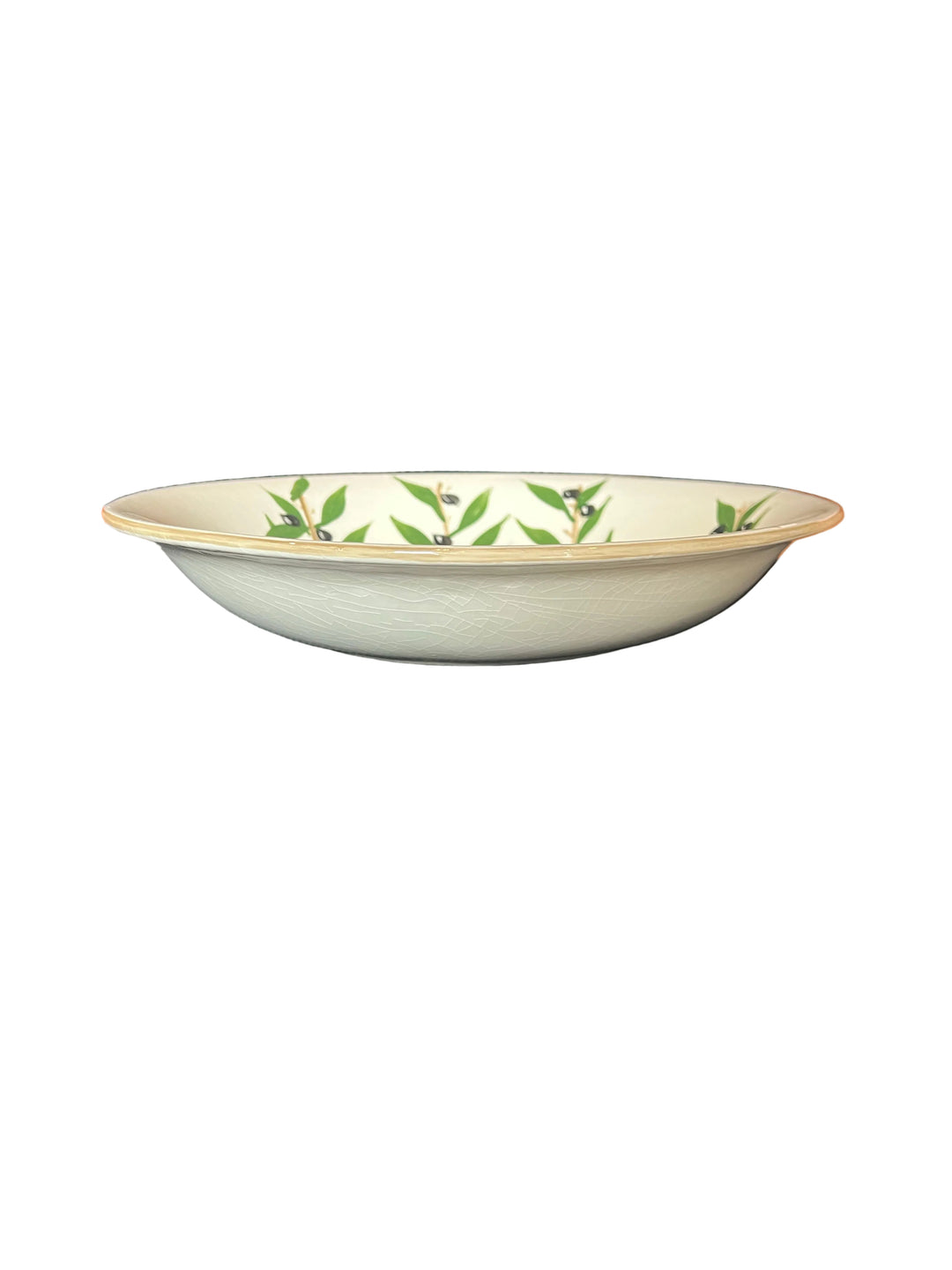NJubeil: 13in Round Serving Dish - Olives