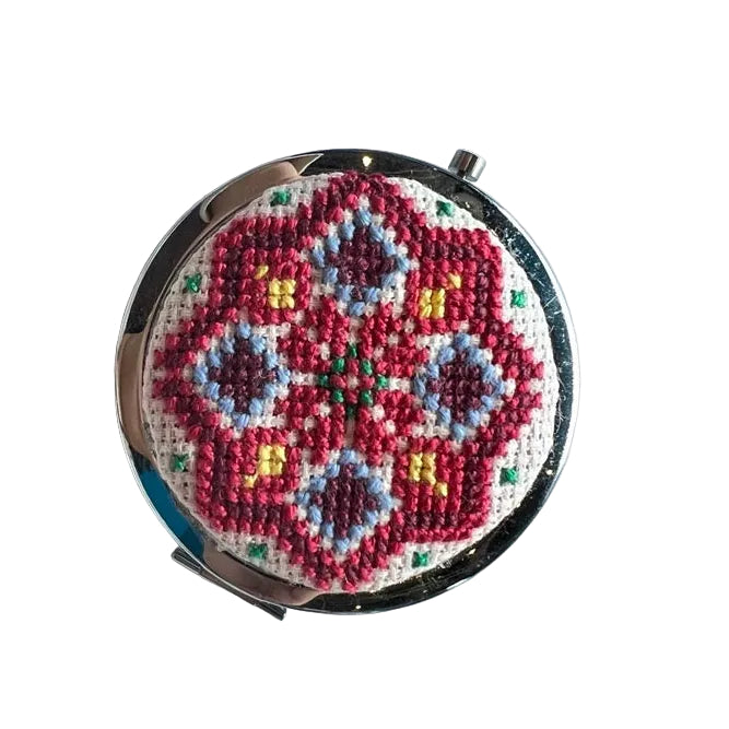 Tatreez Compact Mirror