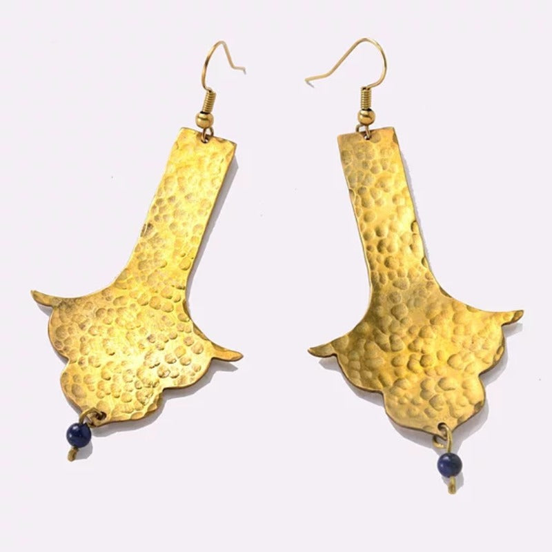 Crenellations Beaded Earrings
