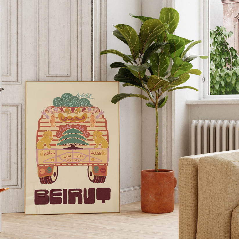 Lebanese Truck Poster (12x16)