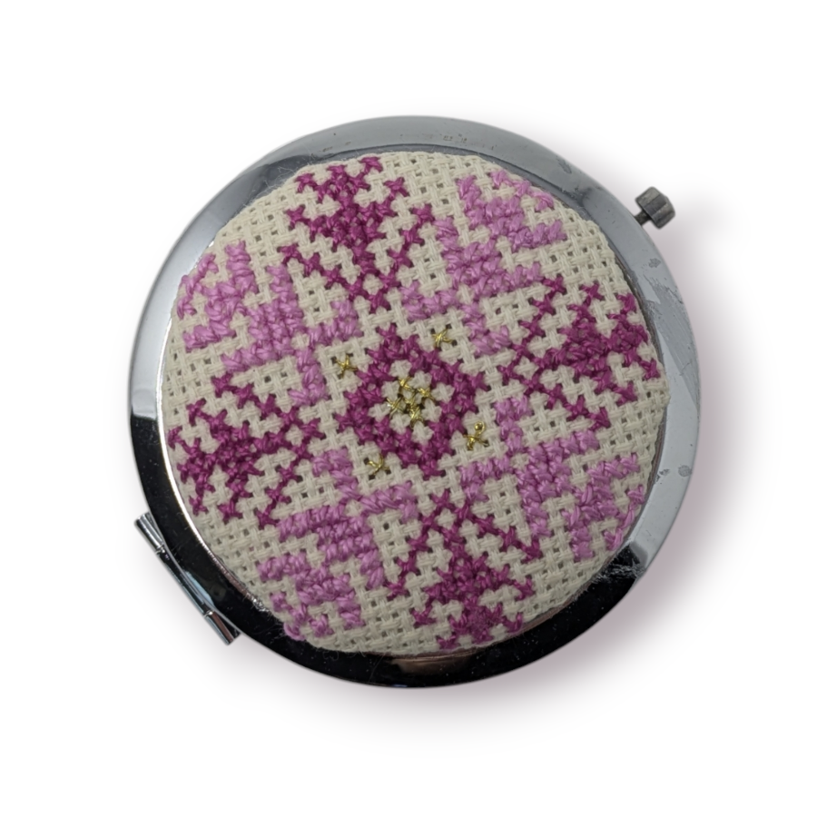 Tatreez Compact Mirror