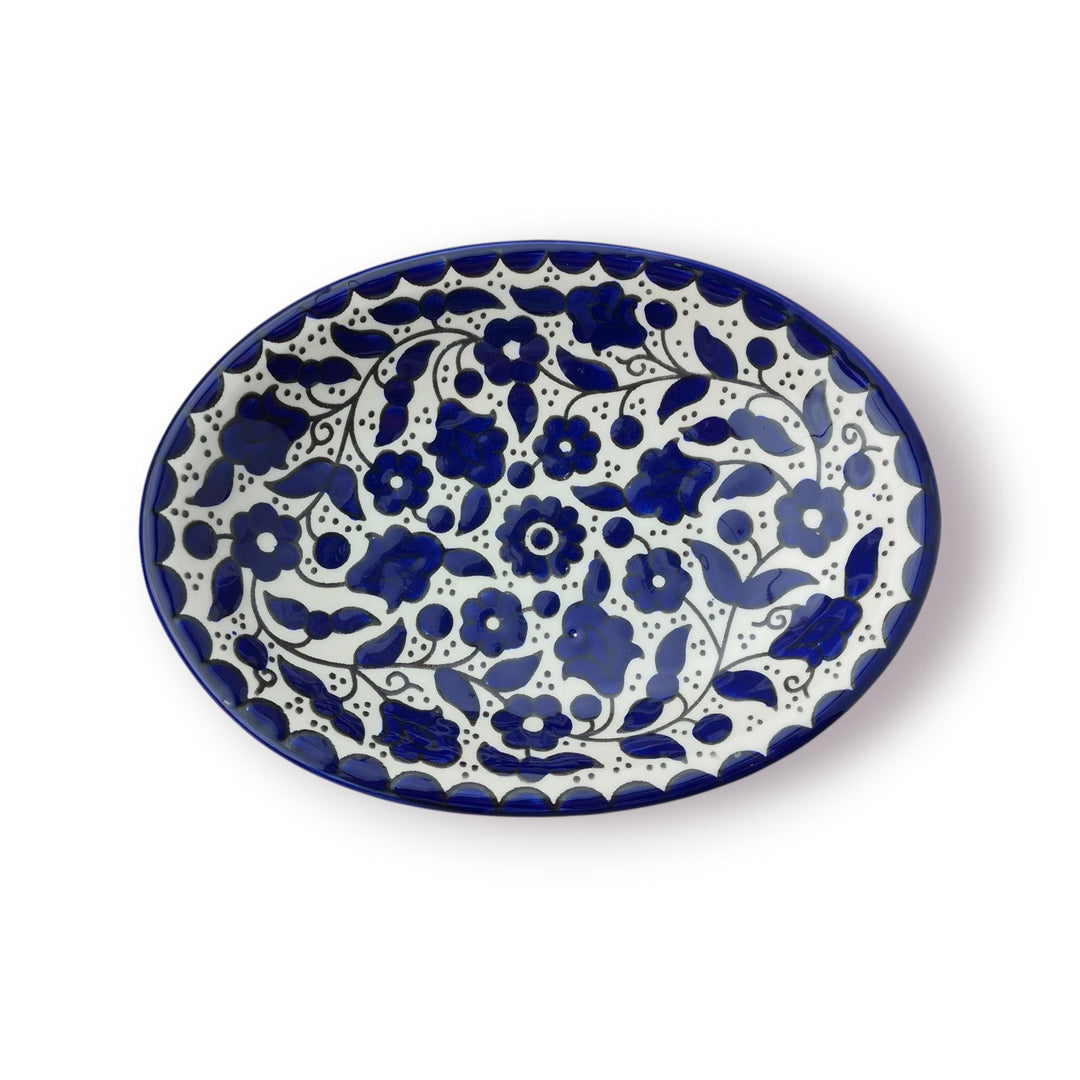 Small Shallow Oval serving dish (Made in Palestine)