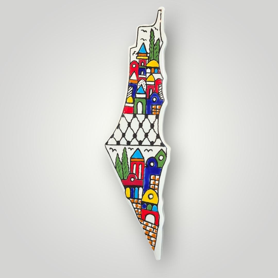 Large Ceramic Map of Palestine