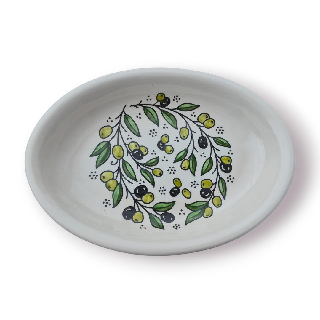 Medium Shallow Oval serving platter (Made in Palestine)