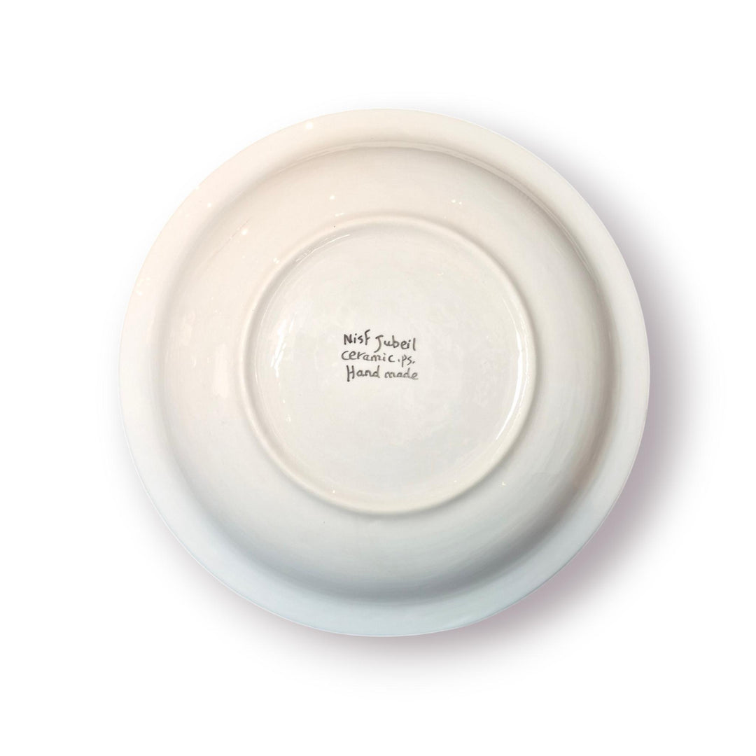 NJubeil: 13in Round Serving Platter - Watermelon