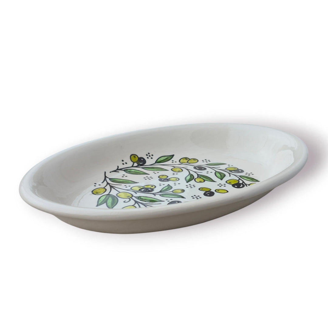 Medium Shallow Oval serving platter (Made in Palestine)
