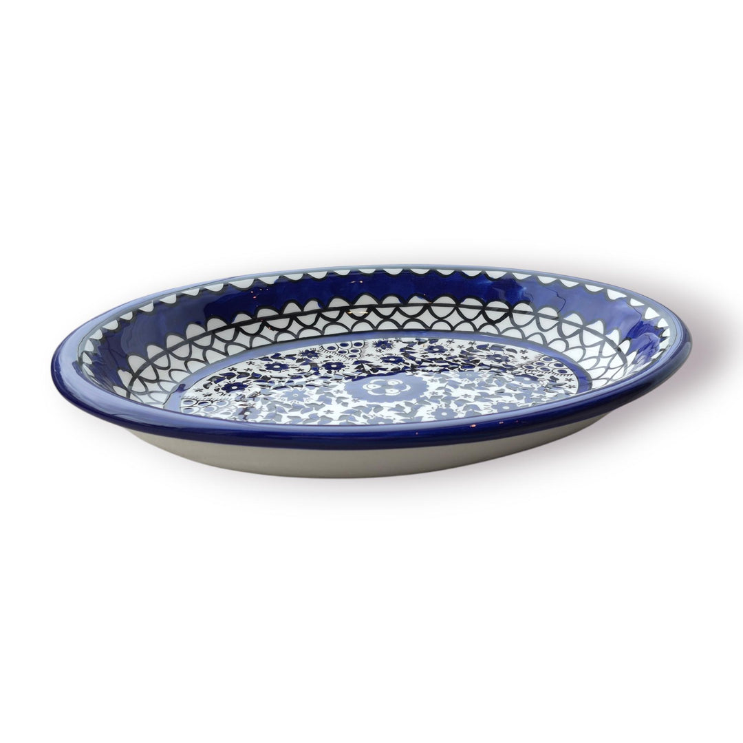 Medium Shallow Oval serving platter (Made in Palestine)