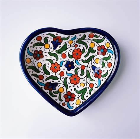 Heart Plate (made in Palestine)