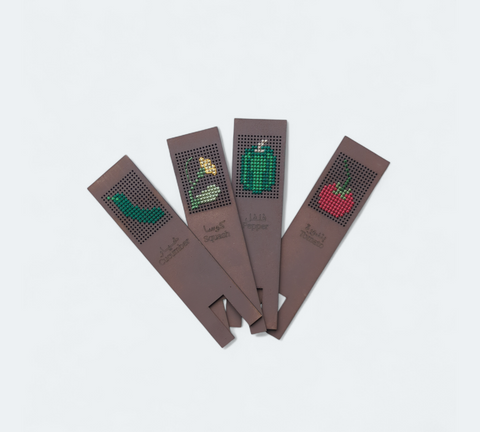 Bilingual Vegetable Markers (Set of 4)