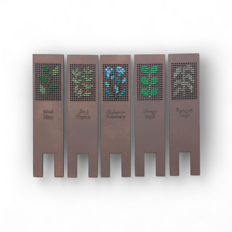 Bilingual Herb Markers (Set of 5)