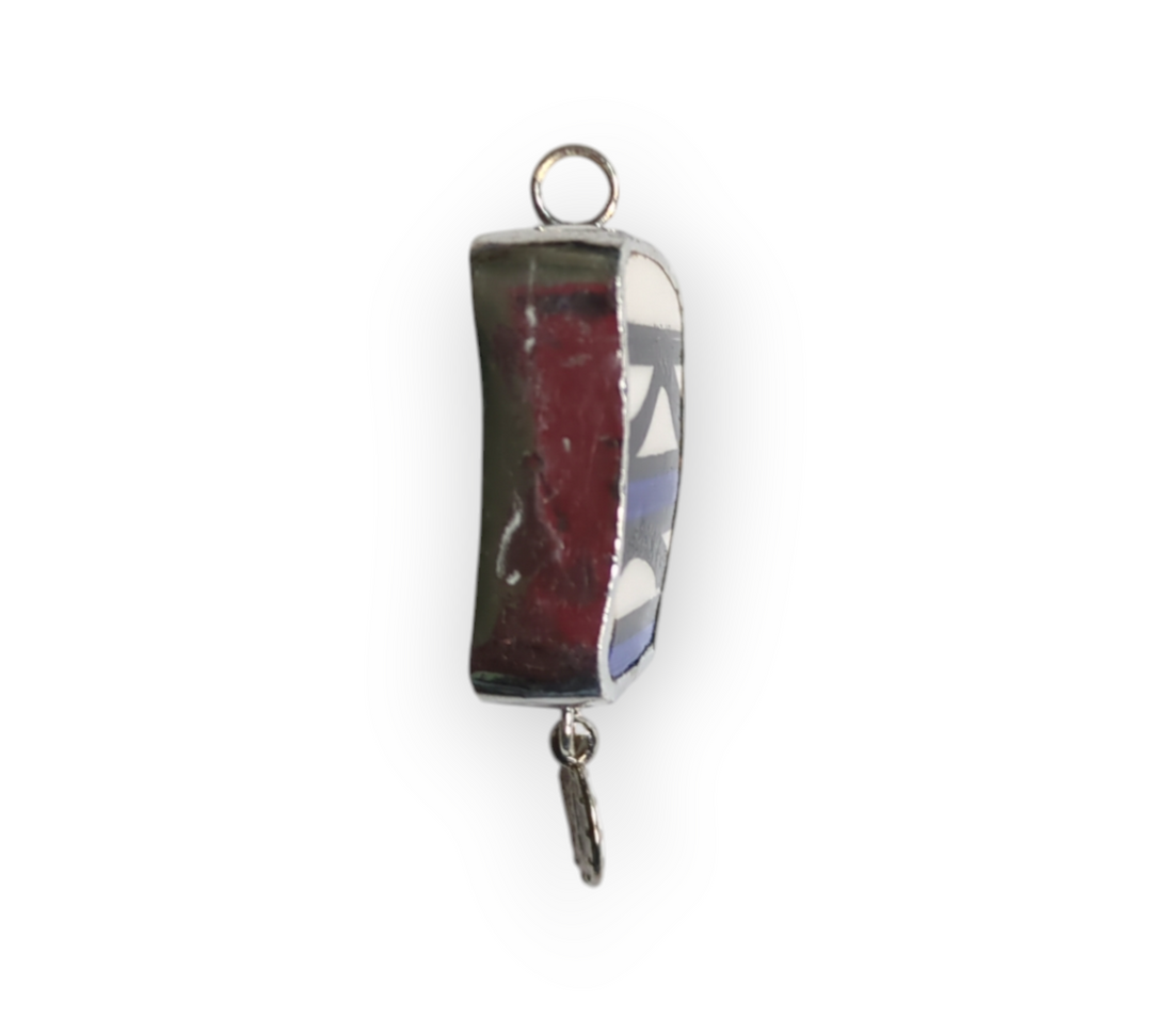 Hand-crafted Khalili Pottery Pendant with Coin