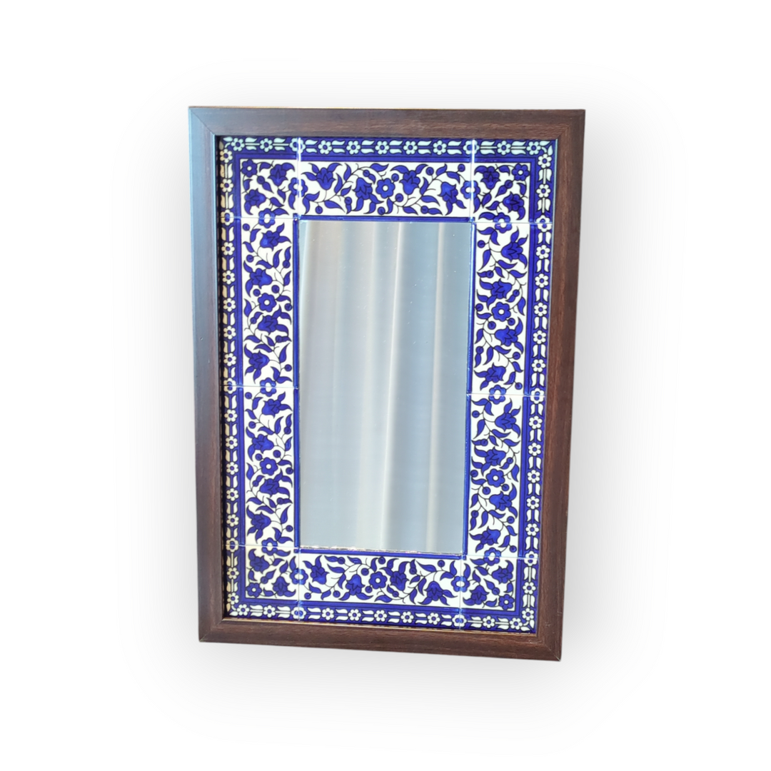 Large Khalili Tile Mirror (Made in Palestine)