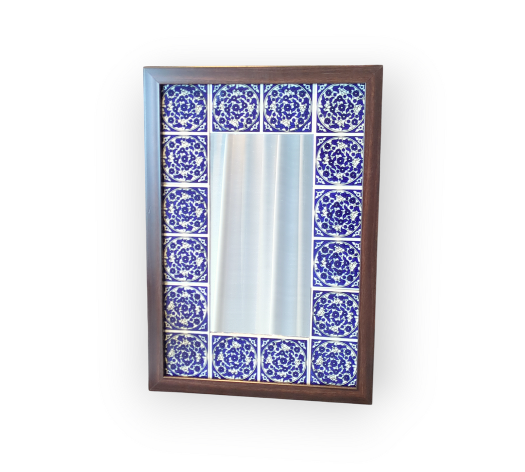 Large Khalili Tile Mirror (Made in Palestine)