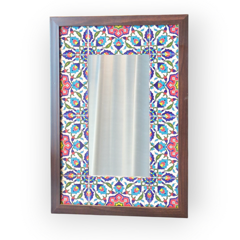 Large Khalili Tile Mirror (Made in Palestine)