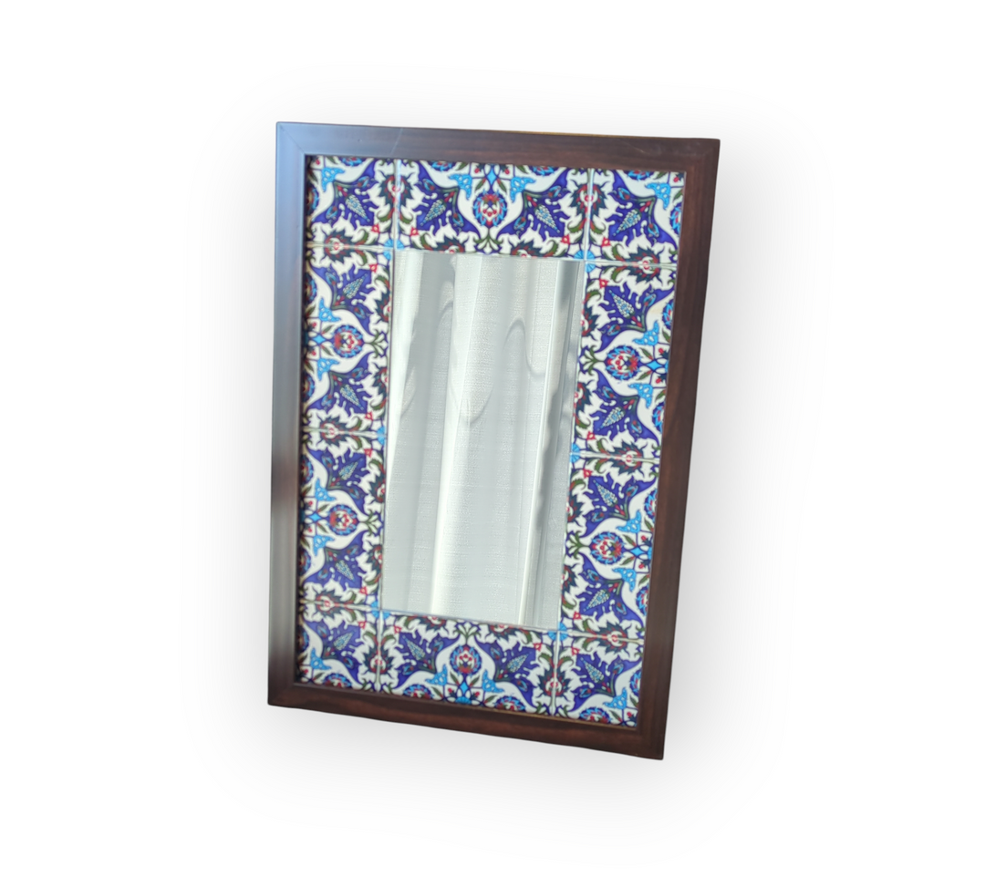 Large Khalili Tile Mirror (Made in Palestine)
