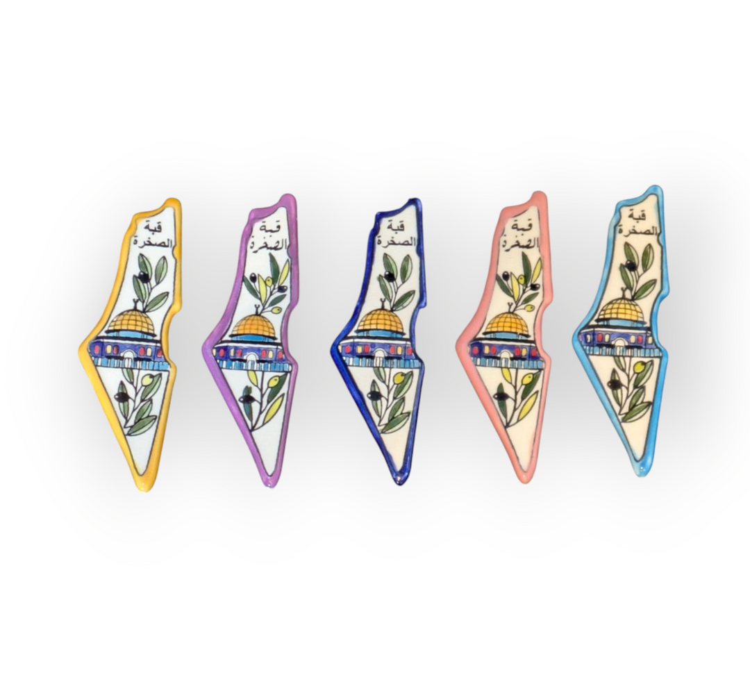 Palestine Map Magnets