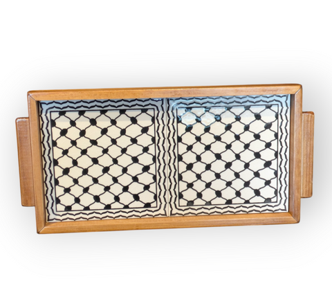 Tiled Tray (2 Tiles) - Made in Palestine