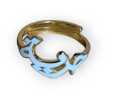 Adjustable Arabic Enamel Ring