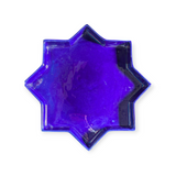 Moroccan Star-Shaped Plate: Dark Blue