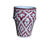 Moroccan Ceramic Coffee Cups: Set of 2