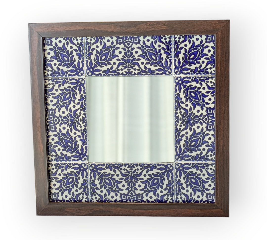Small Khalili Tile Mirror (Made in Palestine)