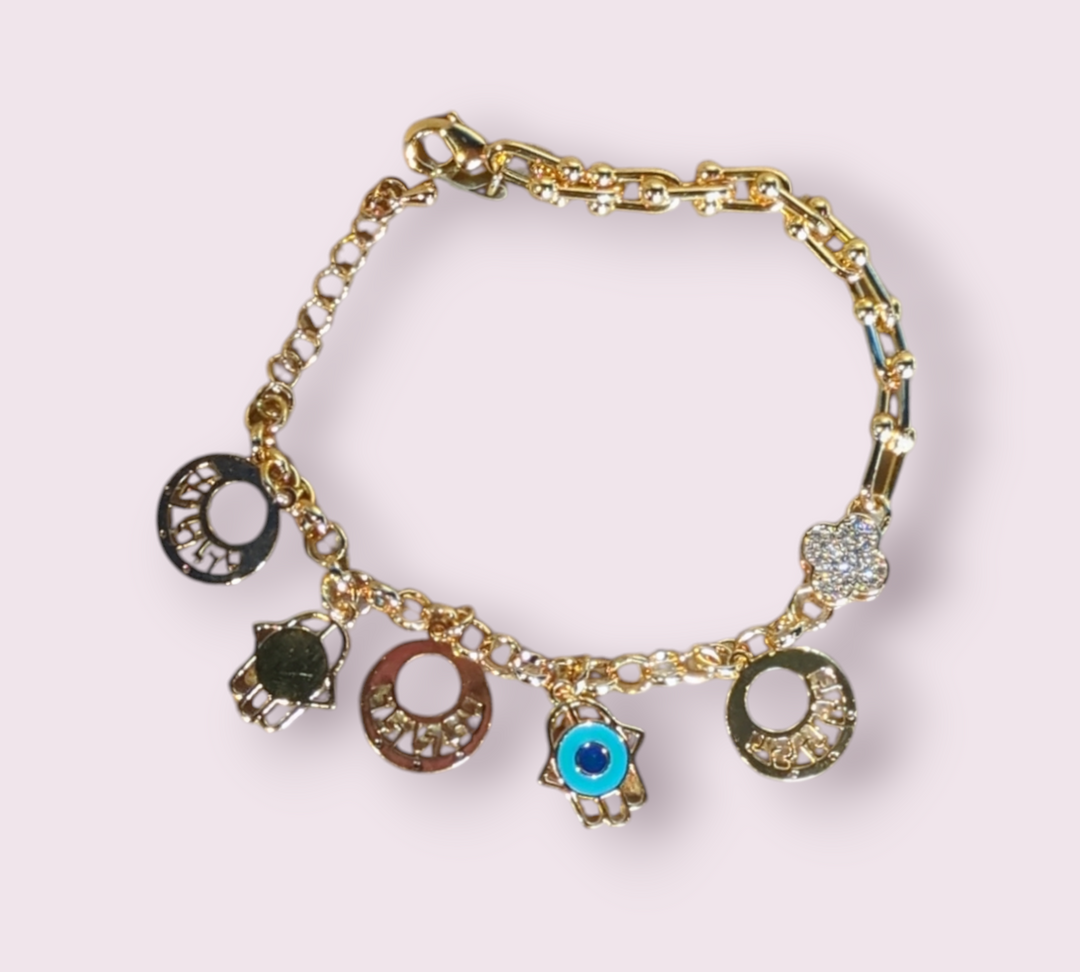 Rainbow Jewelers - Hamsa Charm Bracelet