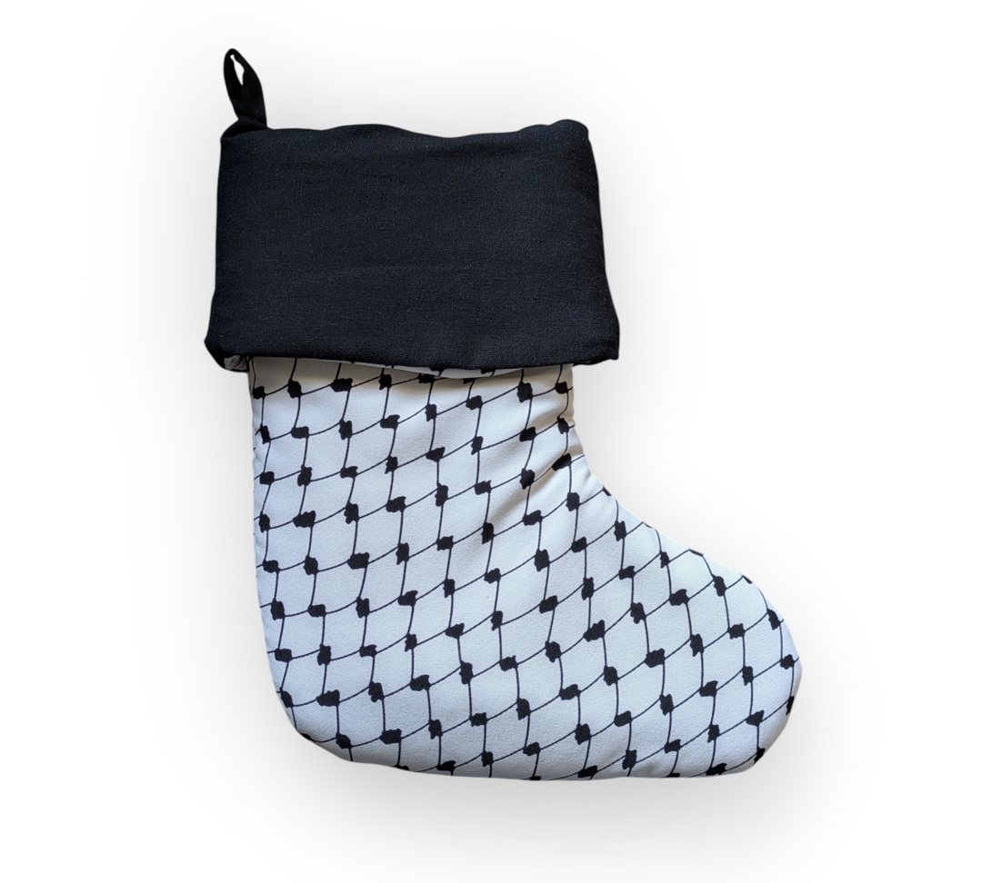 Keffiyeh Stocking with Tatreez