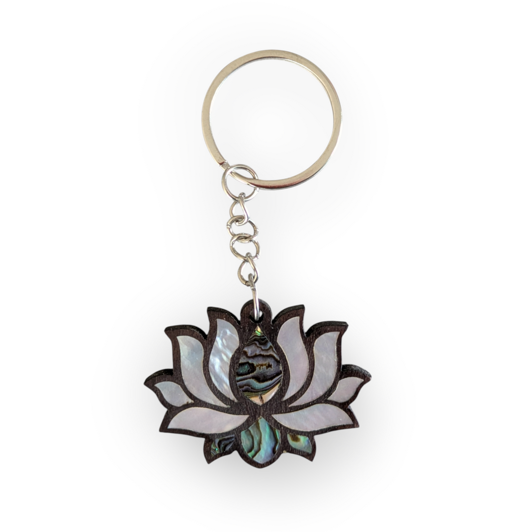 Damascene keychain