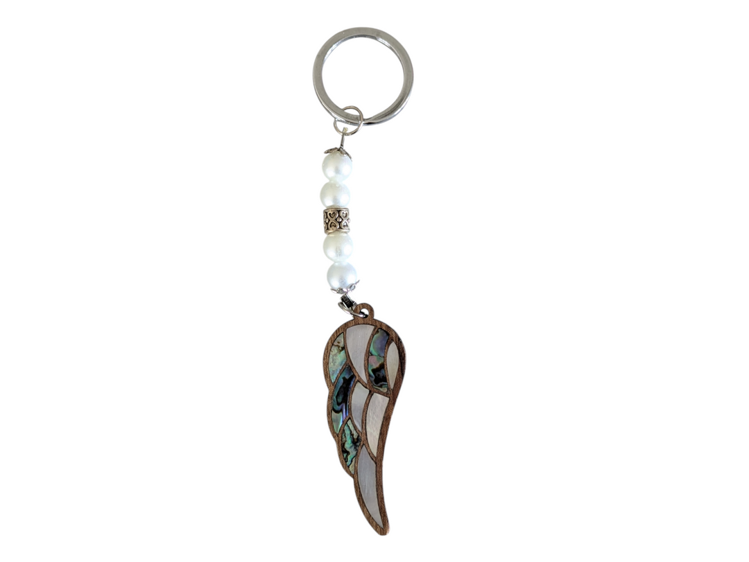 Damascene keychain