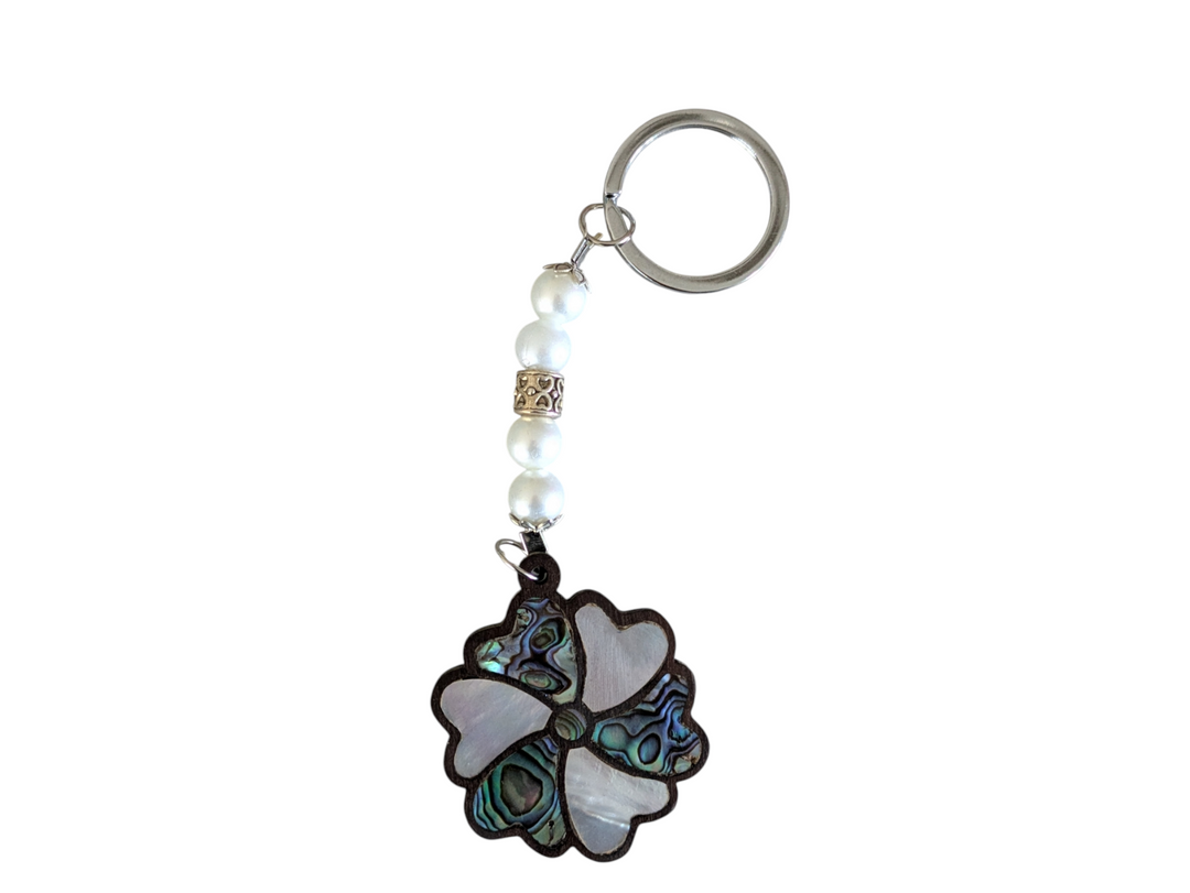 Damascene keychain