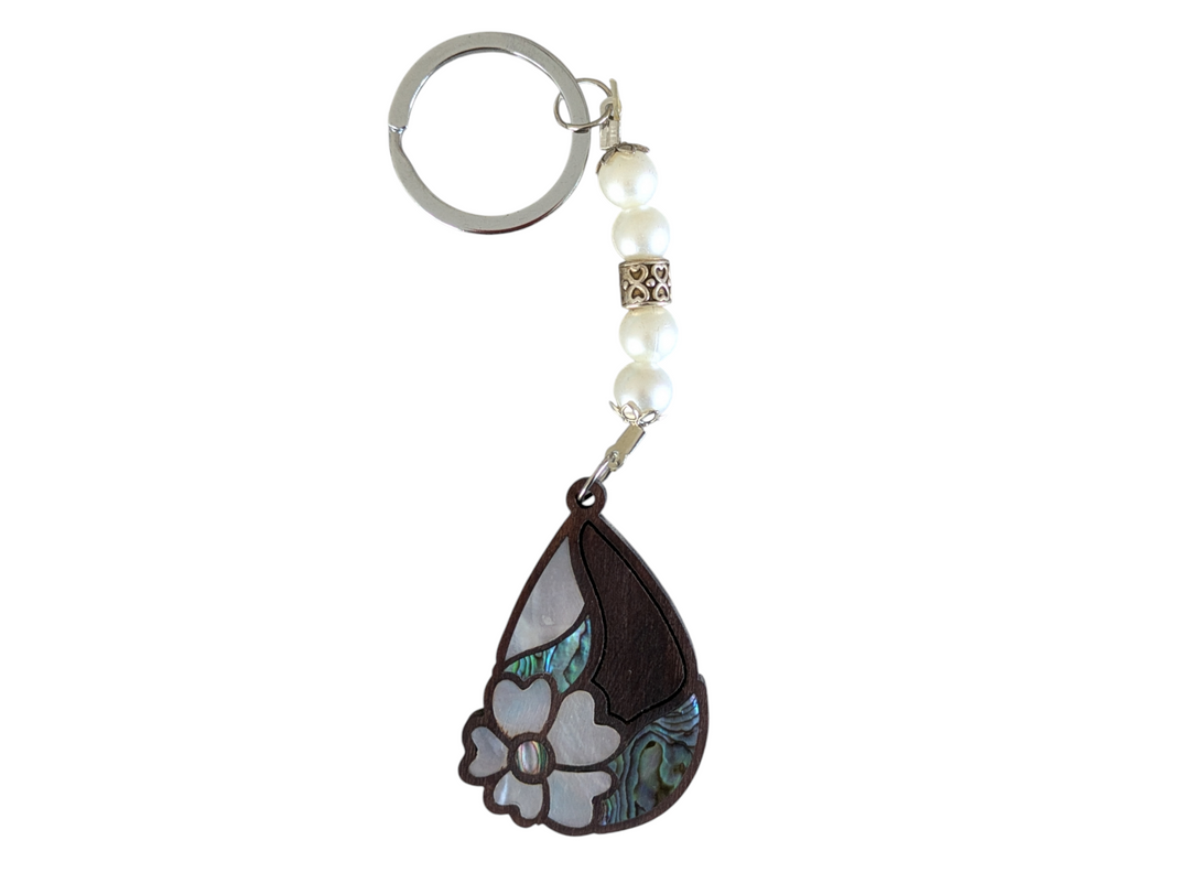 Damascene keychain
