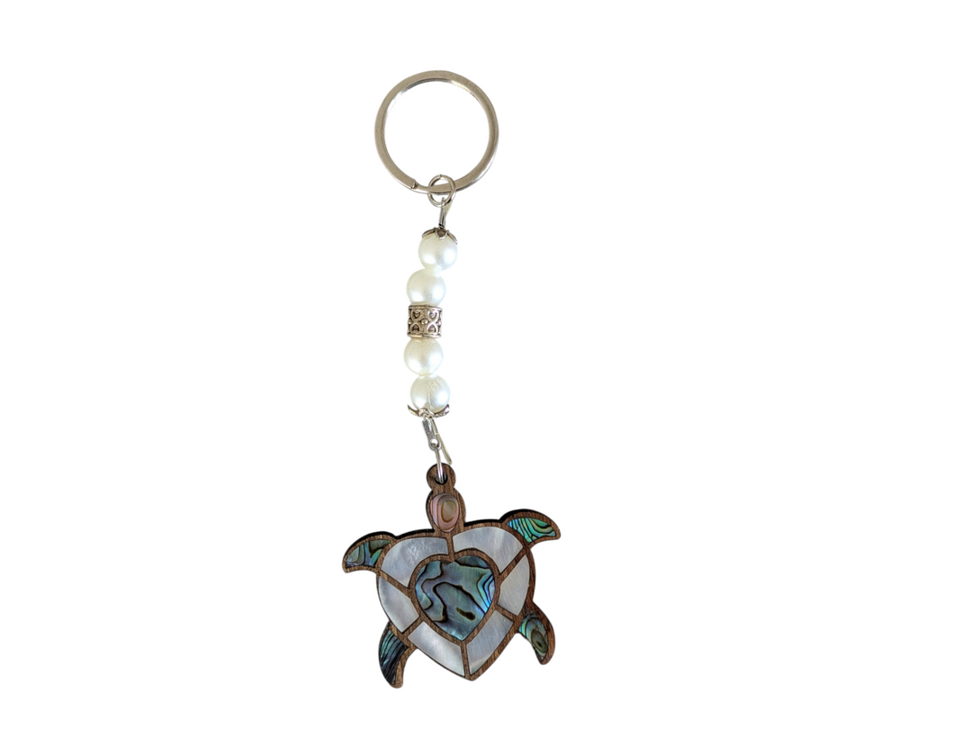 Damascene keychain