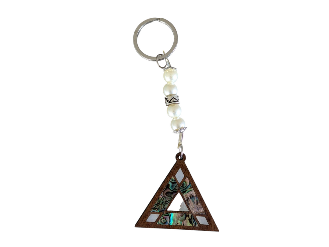 Damascene keychain