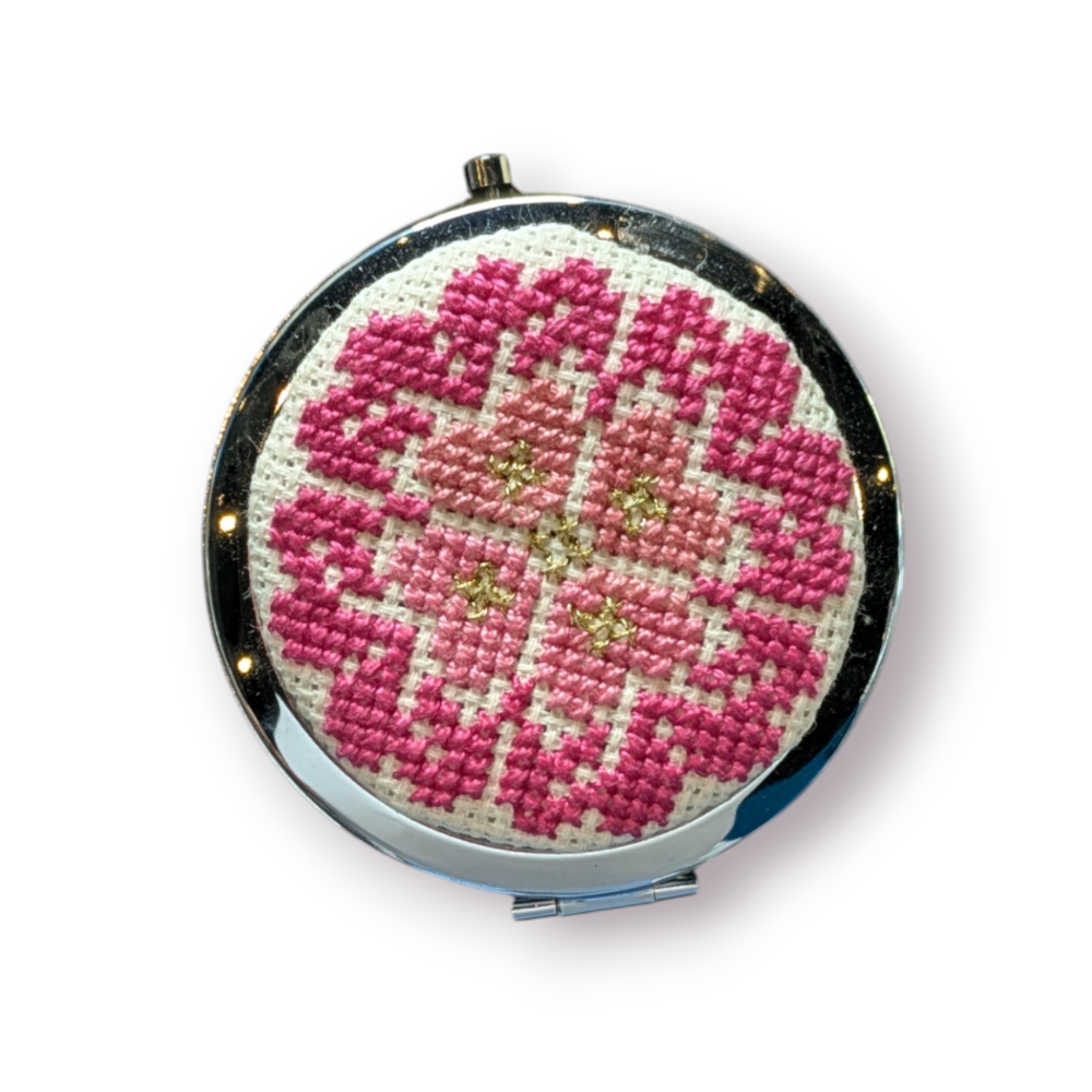 Tatreez Compact Mirror