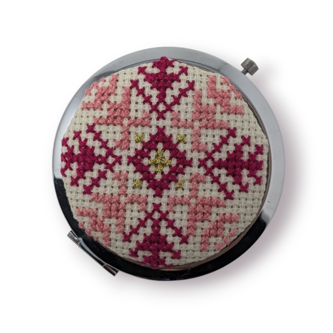 Tatreez Compact Mirror