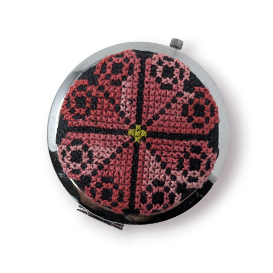 Tatreez Compact Mirror