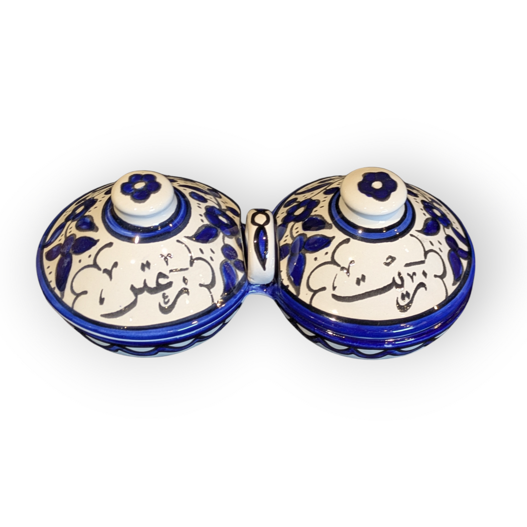 Zeit and Zaatar Server with lid (Made in Palestine)