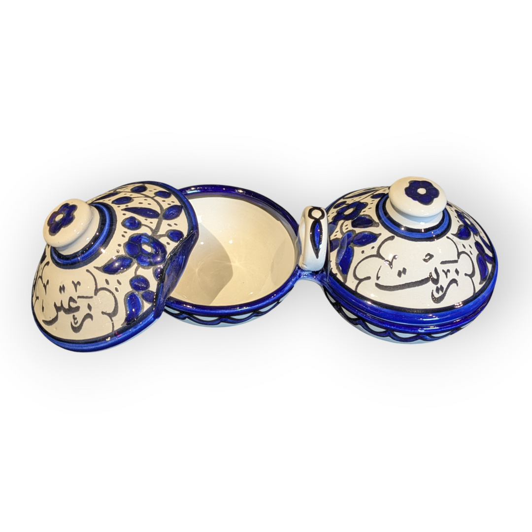 Zeit and Zaatar Server with lid (Made in Palestine)