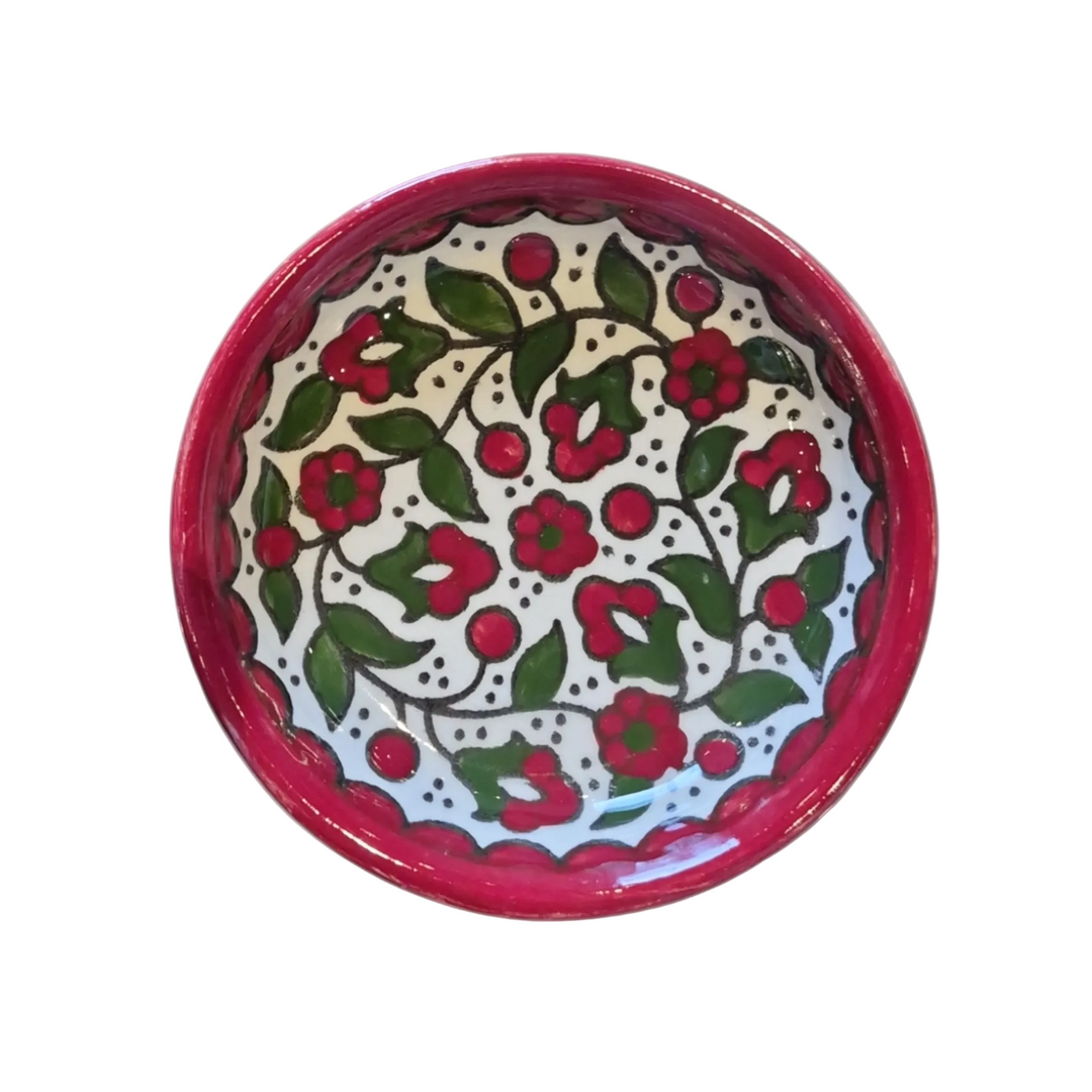 Flat round dish (made in Palestine)