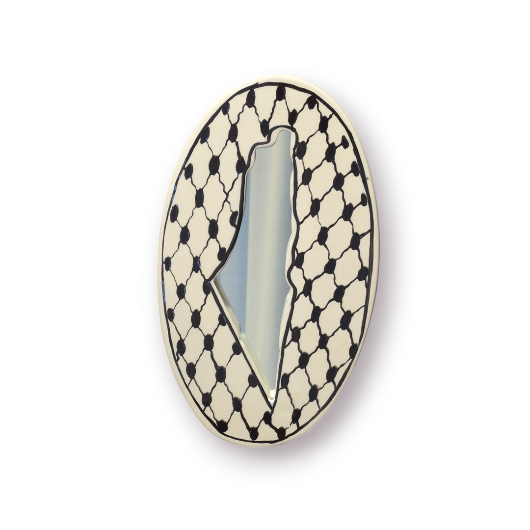Palestine Map Mirror (Made in Palestine)