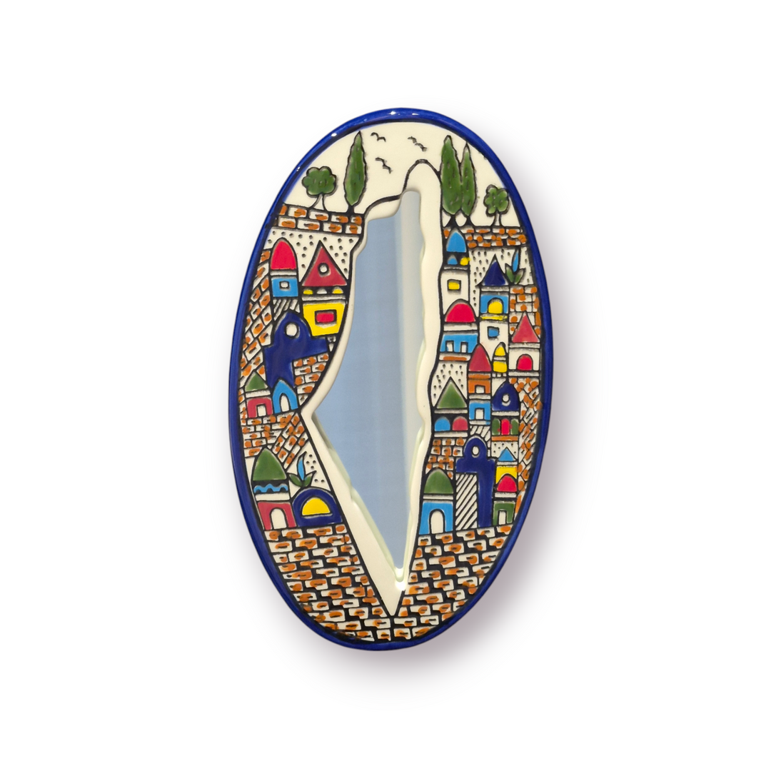 Palestine Map Mirror (Made in Palestine)