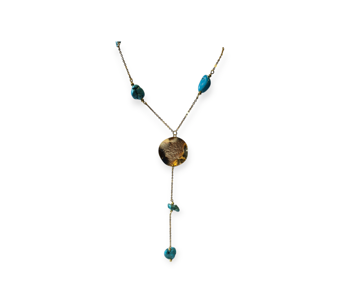 Turqoise and Gold Necklace