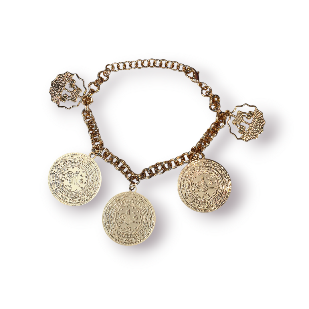 Iraq Lira Bracelet (Rainbow Jewelers)