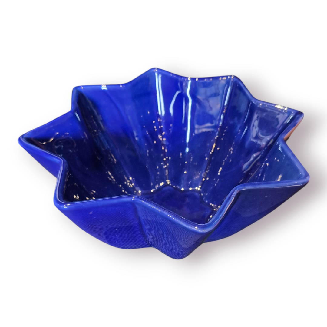 Large Blue Star Bowl