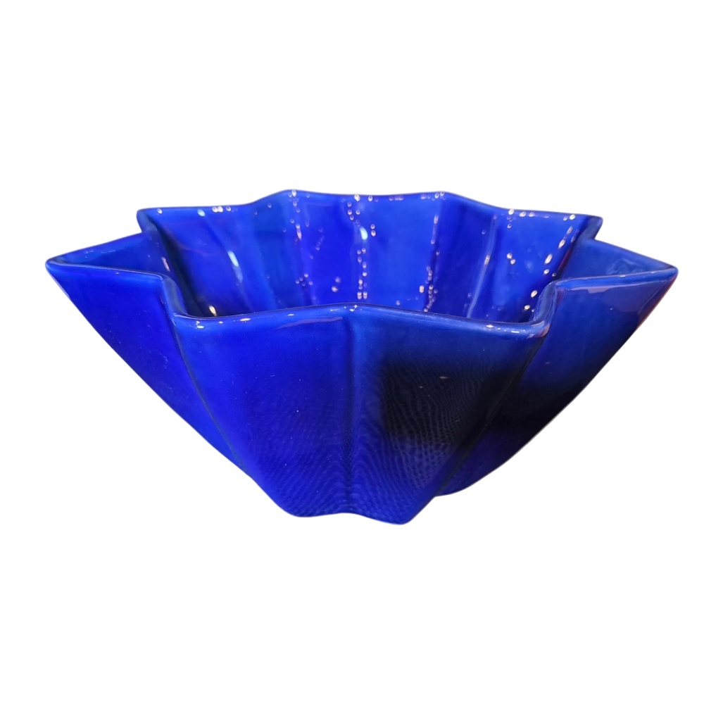 Large Blue Star Bowl