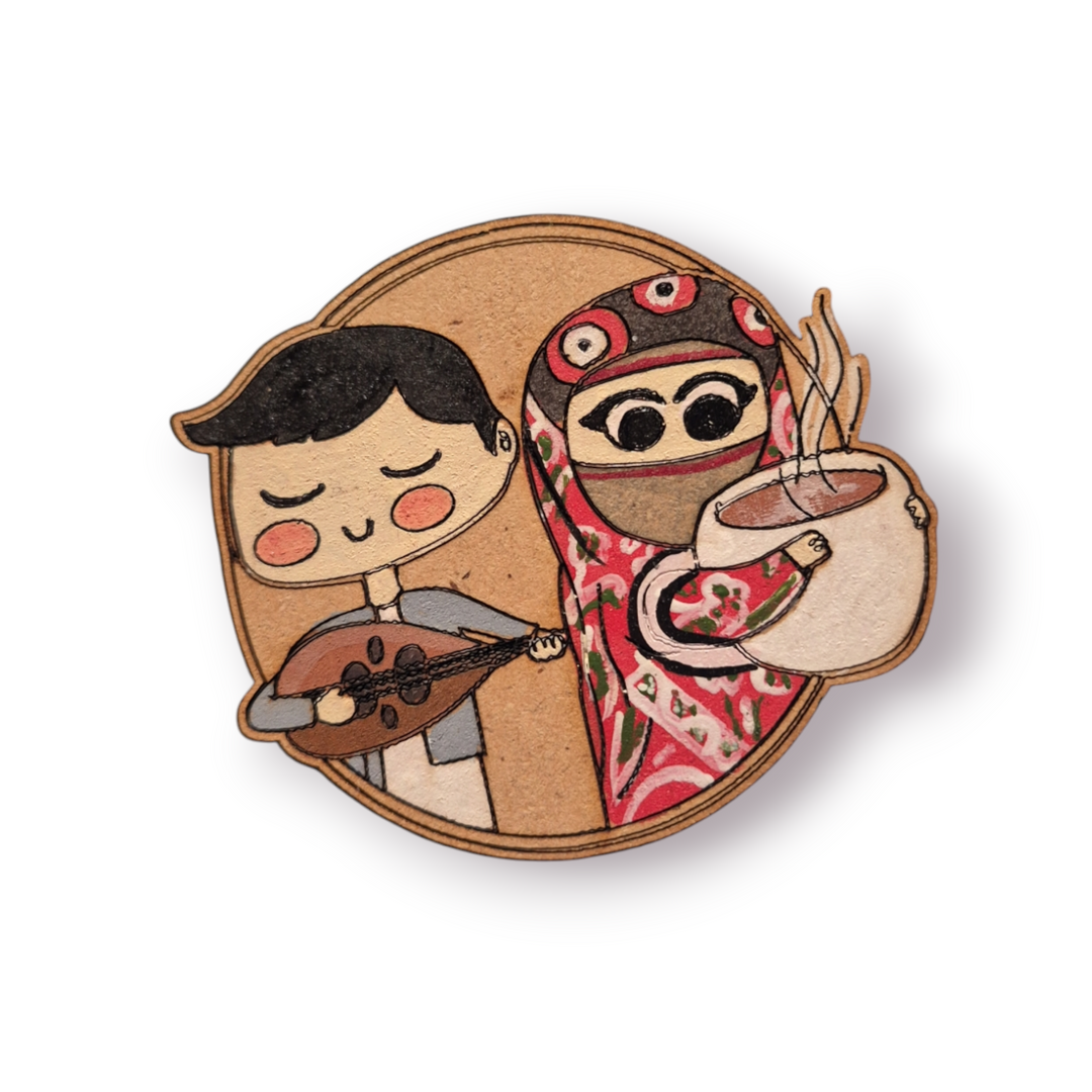 Yemeni Couple Magnet